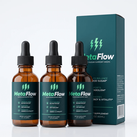 MetaFlow 3 bottle 90-day supply blood sugar supplement pack