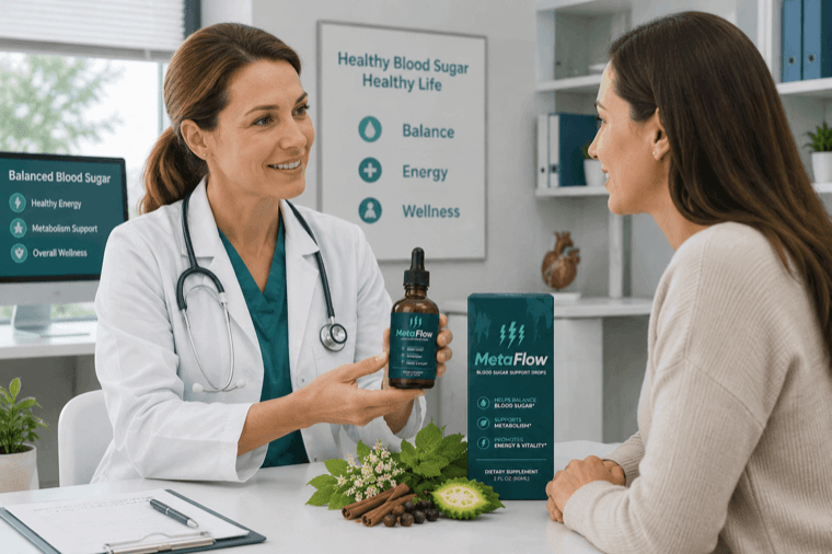 MetaFlow blood sugar supplement — expert formulated and GMP certified for blood glucose support